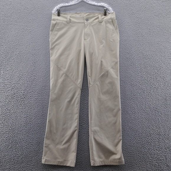 Columbia Womens Omni Shield Mumbai Mover III‎ Pants 10 Beige Performance Outdoor - Picture 1 of 16